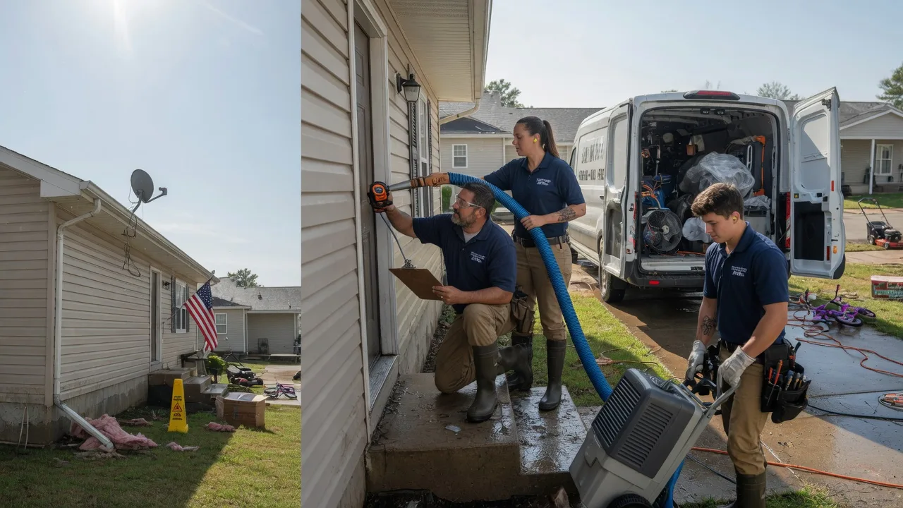 Ceiling Water Damage Restoration in Rockbridge, OH near me